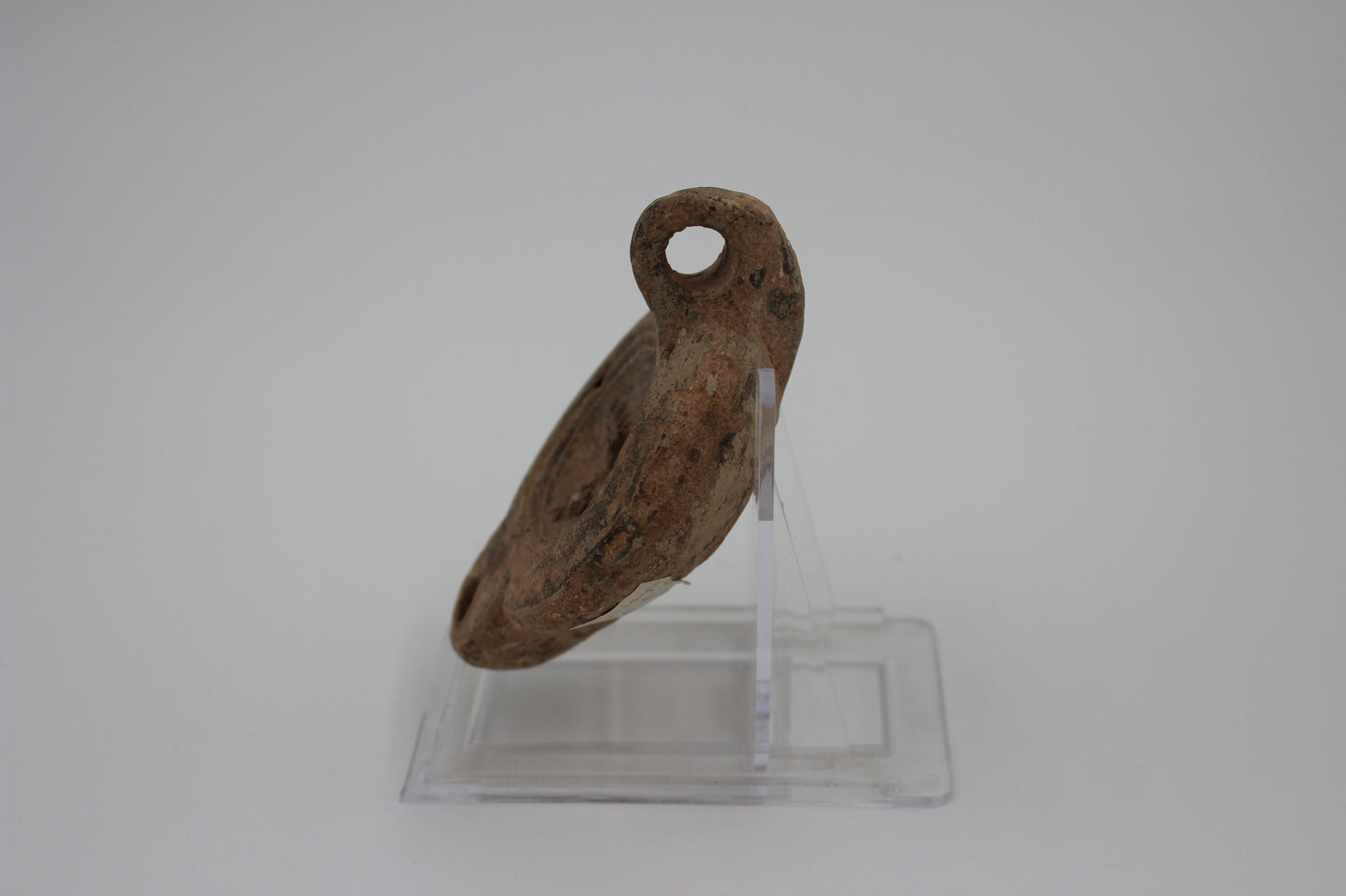 Mid-Imperial Oil Lamp with Palm Leaves