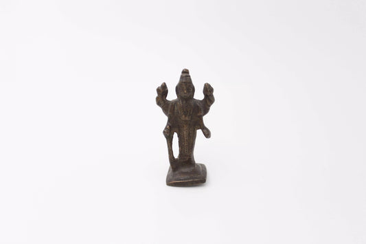 Bronze Figure of Hindu God Vishnu