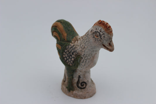 Ming-Dynasty Zodiac Cock Terracotta Figure