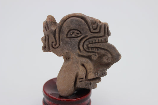 Pre-Inca Anthropomorphic Jama-Coaque Stamp