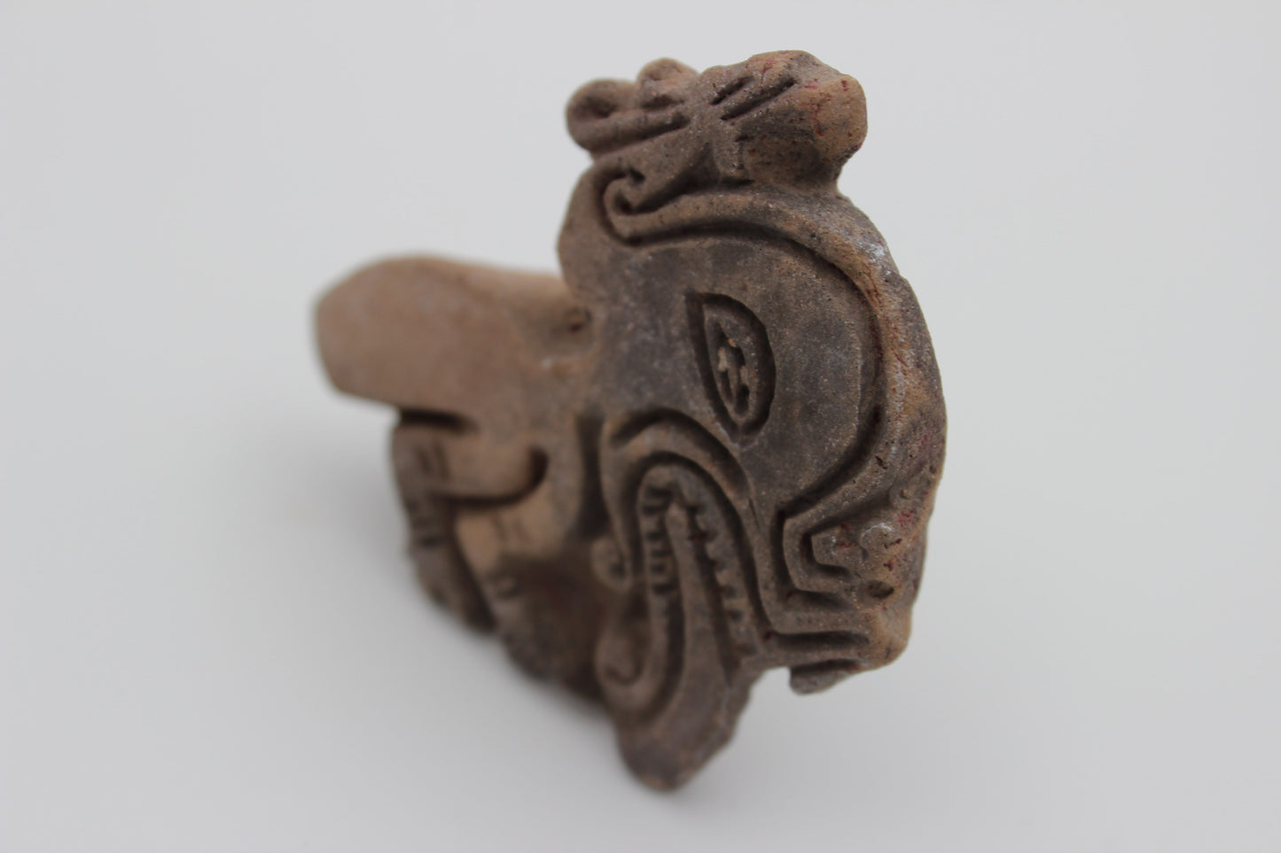 Pre-Inca Anthropomorphic Jama-Coaque Stamp