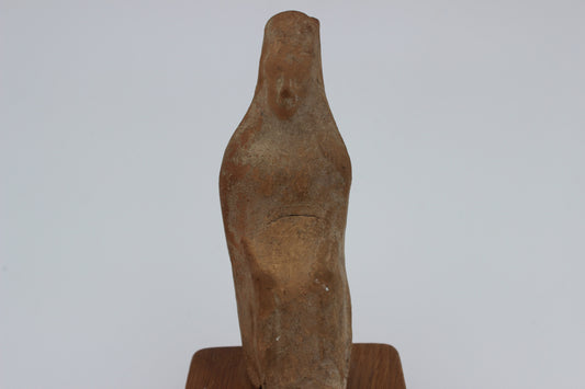 Seated Greek Terracotta Figurine