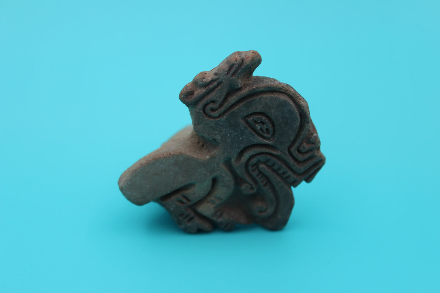 Pre-Inca Anthropomorphic Jama-Coaque Stamp