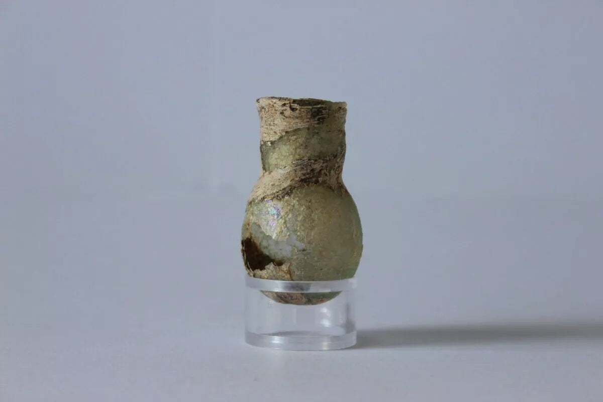 Roman Iridized Glass Botle - Antiqua Gallery