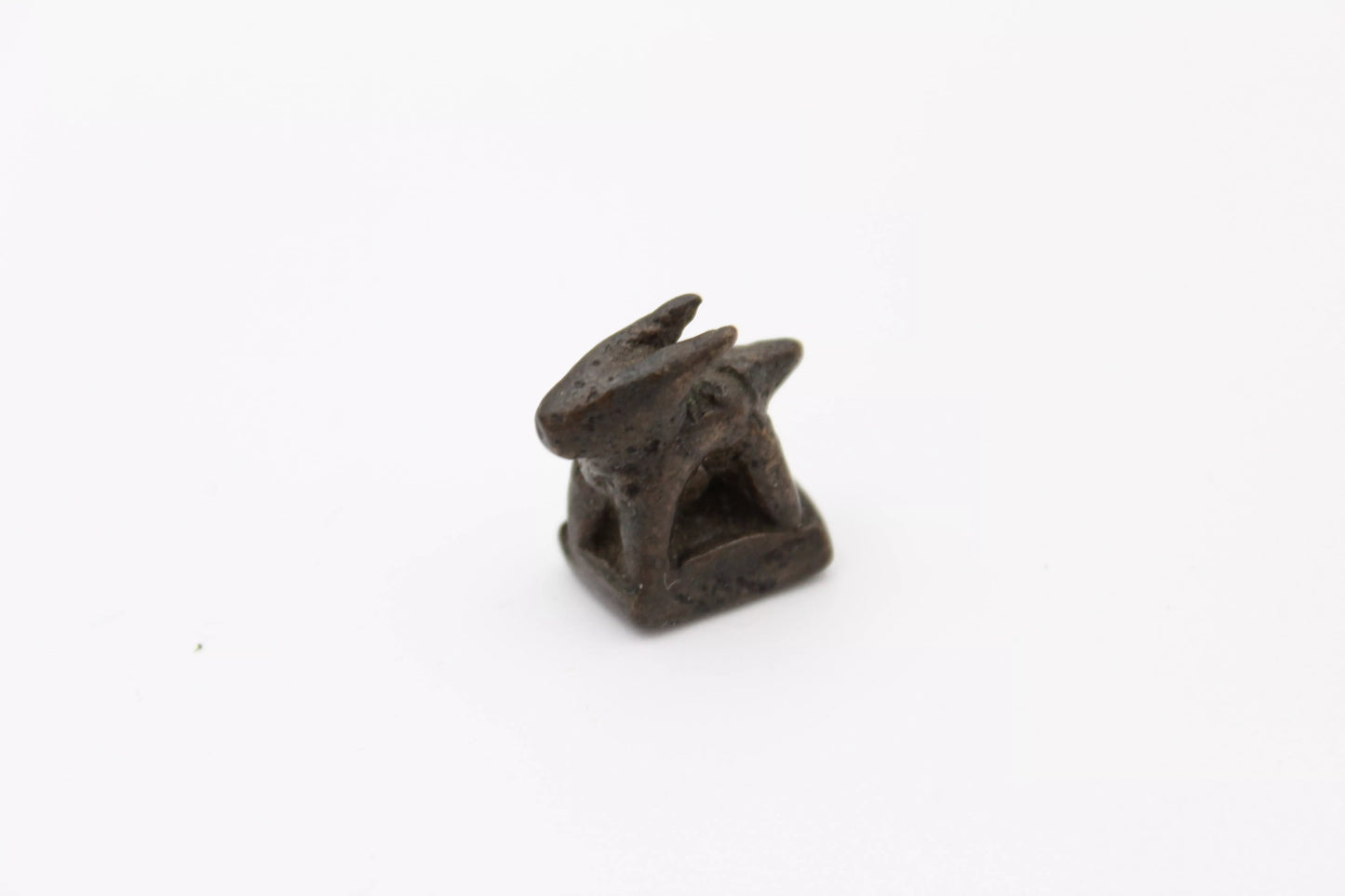 Burmese Goat Bronze Opium Weight