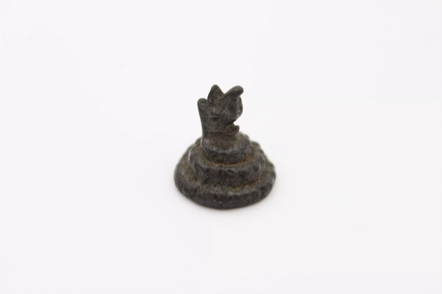 Very Rare Laotian Serpent God Bronze Opium Weight