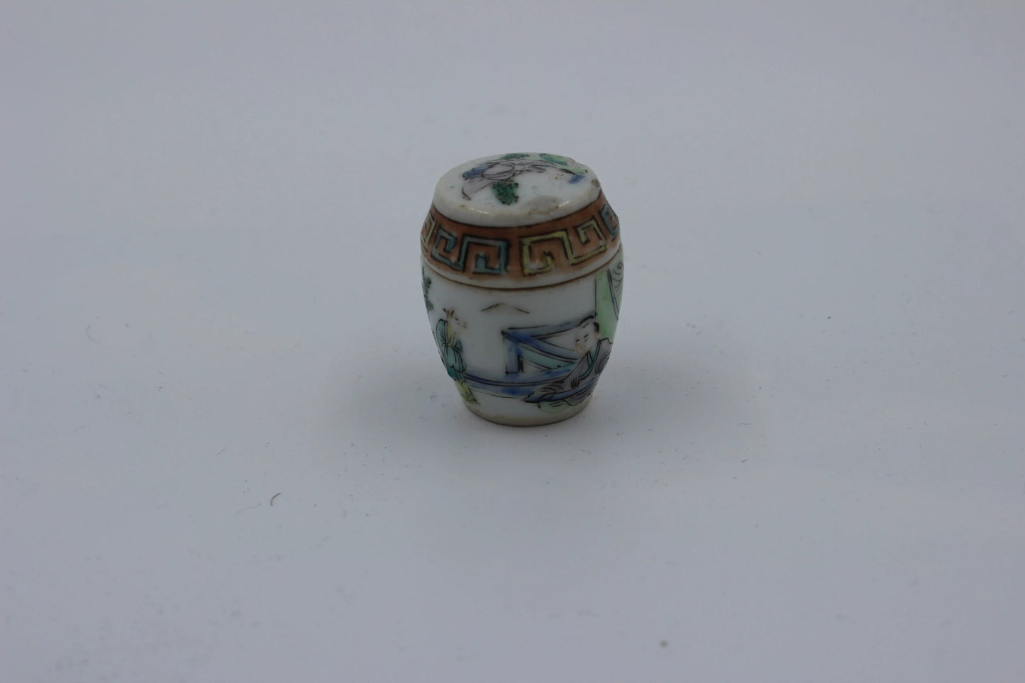 Chinese Miniature Container with Lid