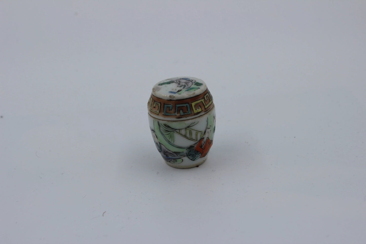 Chinese Miniature Container with Lid