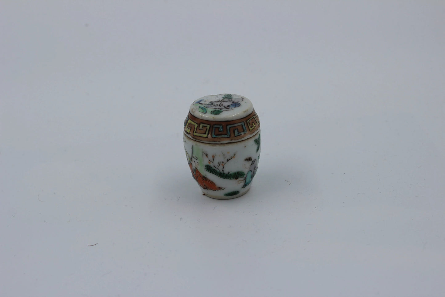 Chinese Miniature Container with Lid