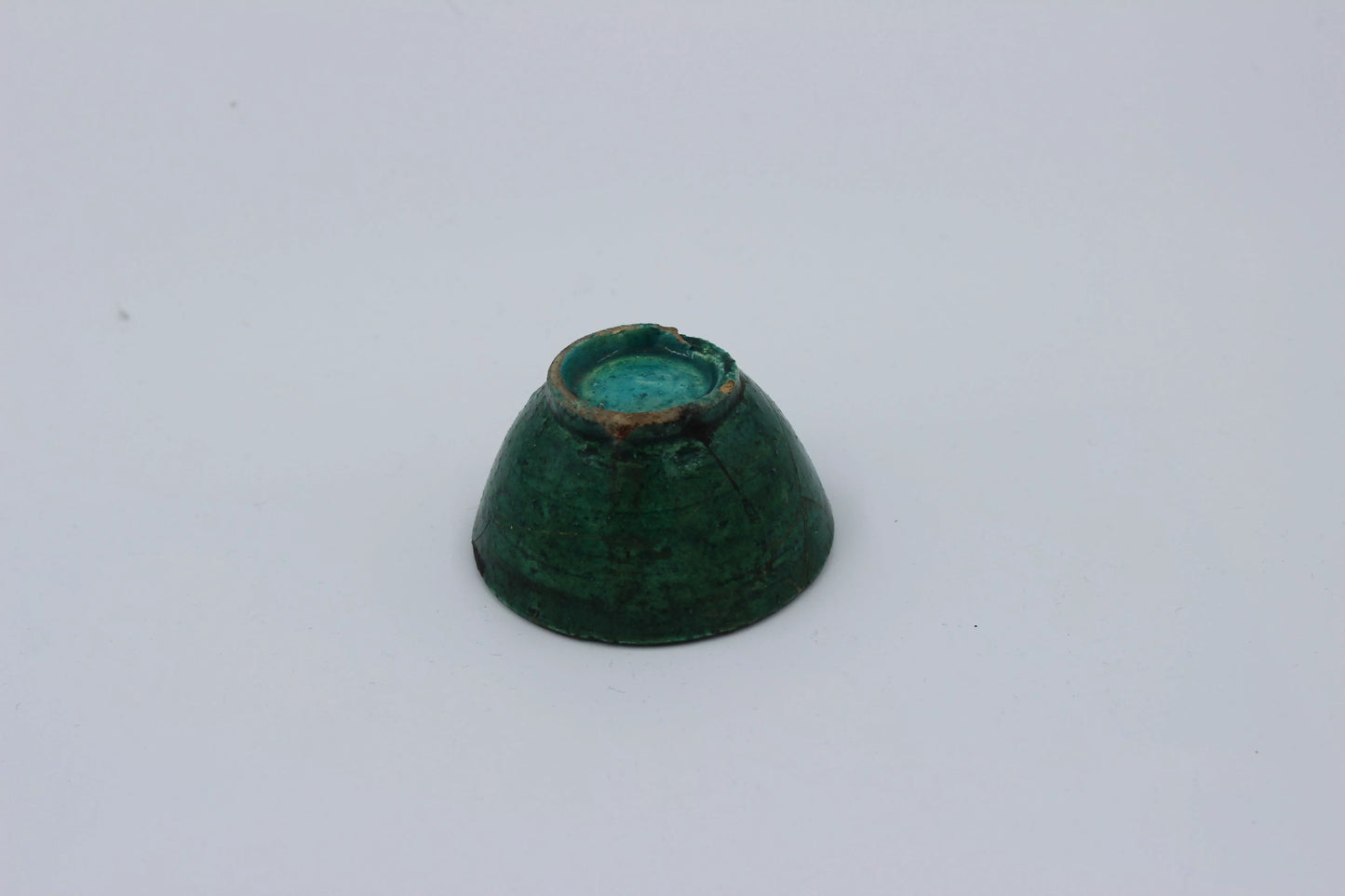 Persian Green Glazed Pottery Bowl